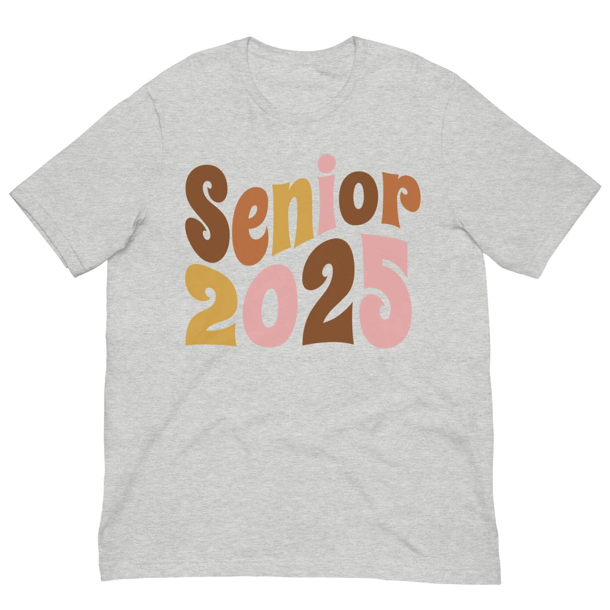 تيشيرت رمادي ميلانج تخرج 2025 مخصص