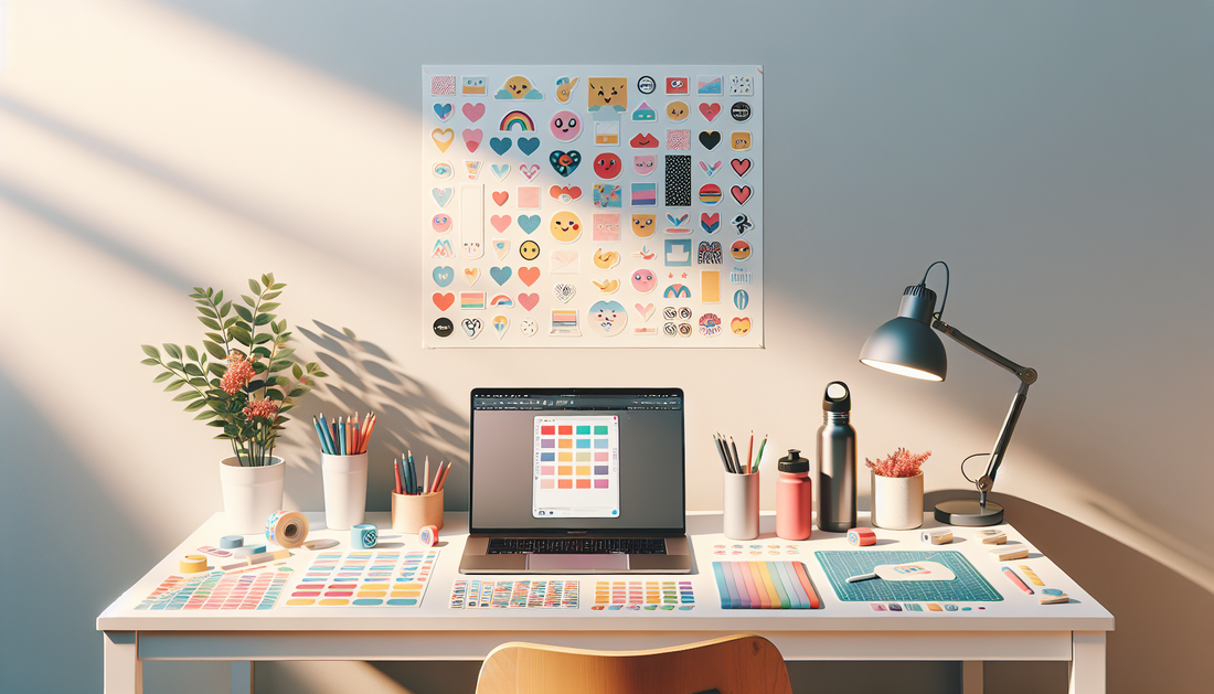 كيف تبدأ مشروع ملصقات مخصصة ناجح من المنزل بدون رأس مال؟ دليل شامل لتحقيق أرباح عالية عبر Printify