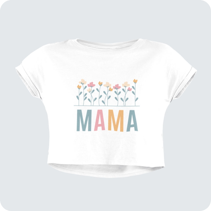 تيشيرت نسائي قصير أبيض عند الاستلام